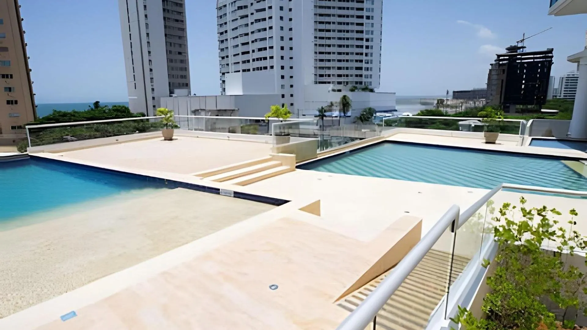 Modern 3Br Apartment, Sea View And Historic Center Cartagena Colombia