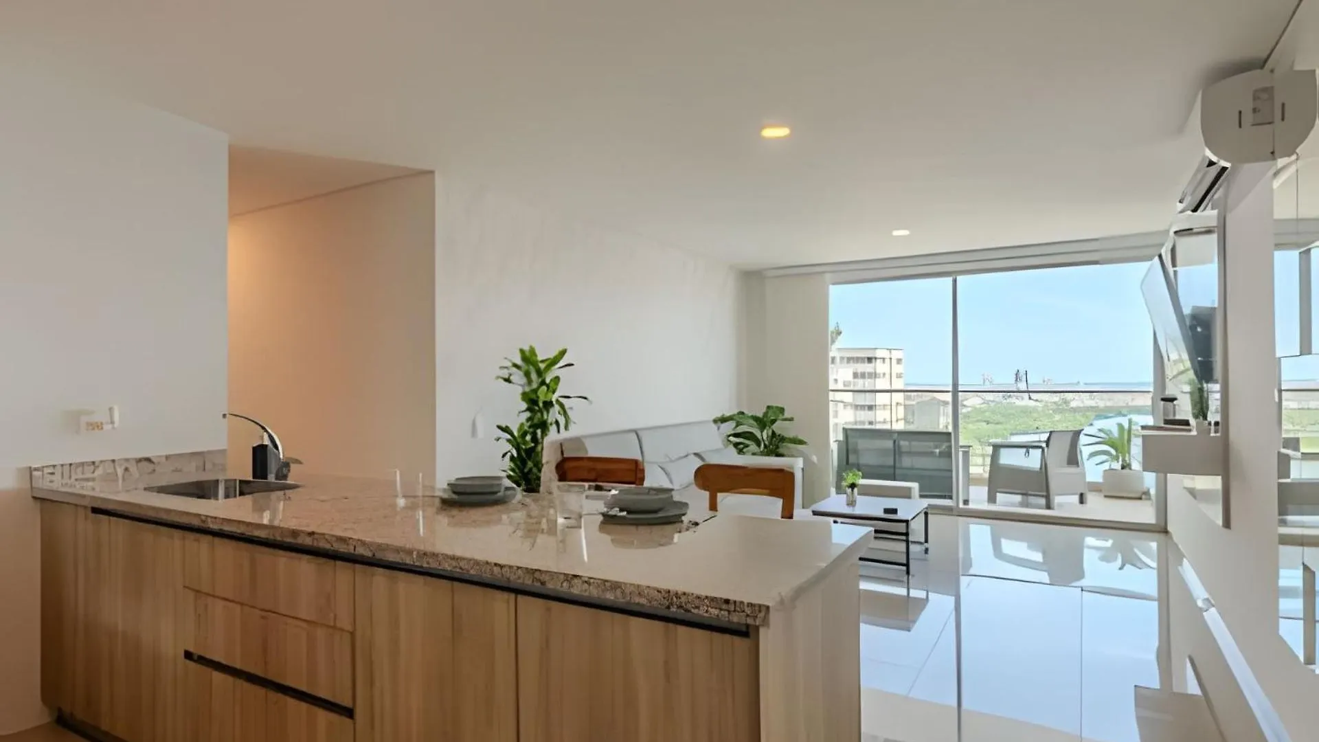 Modern 3Br Apartment, Sea View And Historic Center Cartagena Apartment