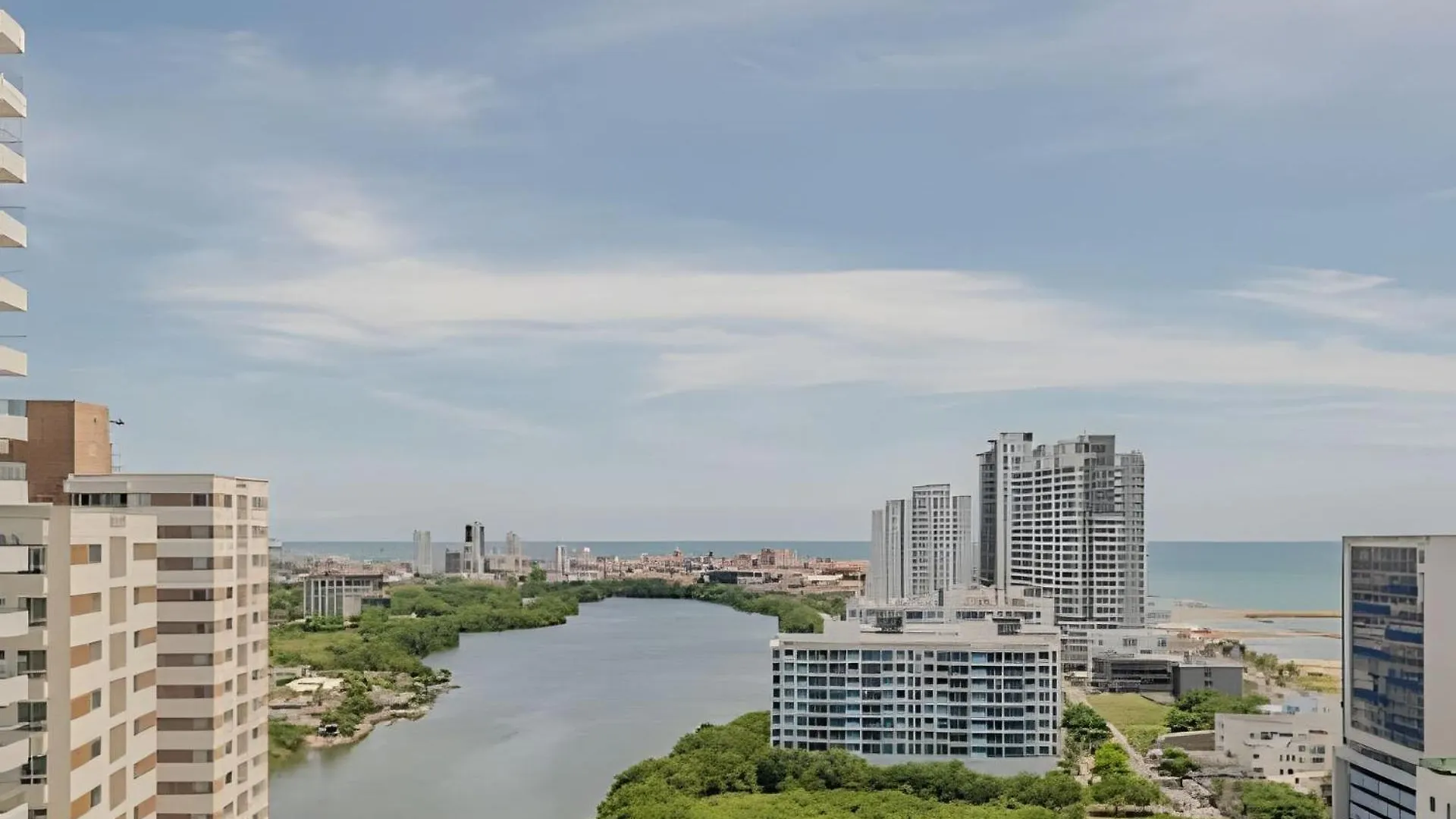 Modern 3Br Apartment, Sea View And Historic Center Cartagena 0*,