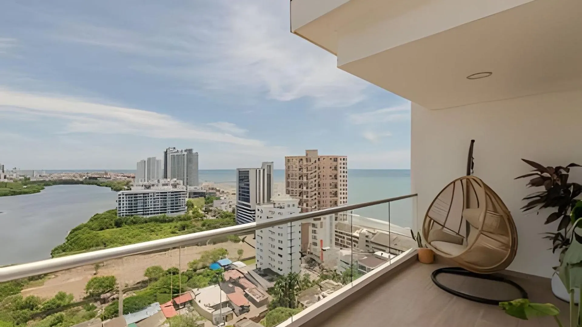 Modern 3Br Apartment, Sea View And Historic Center Cartagena