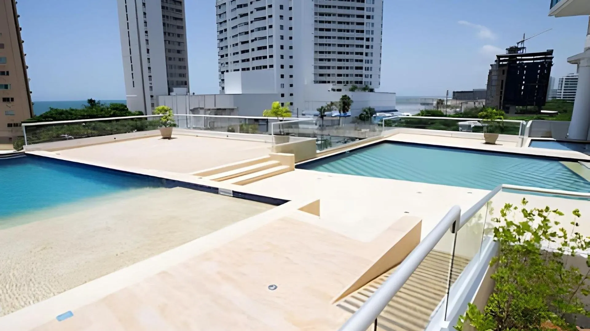 Modern 3Br Apartment, Sea View And Historic Center Cartagena Colombia